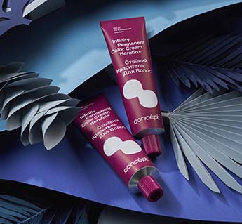 Стойкий краситель для волос Infinity Permanent Color Cream Keratin +